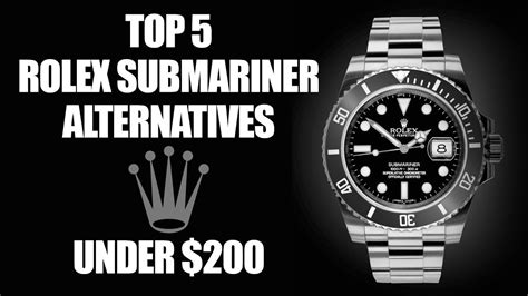 rolex submariner alternatives under $200|best rolex submariner homage watches.